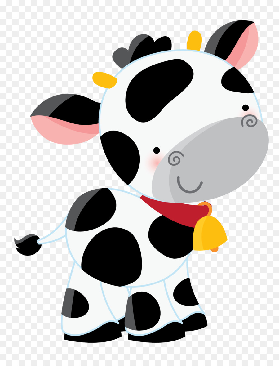 Vache De Dessin Animé，Taches PNG