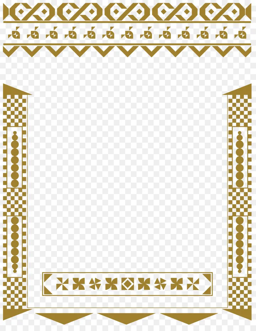 Bordure Décorative，Orné PNG