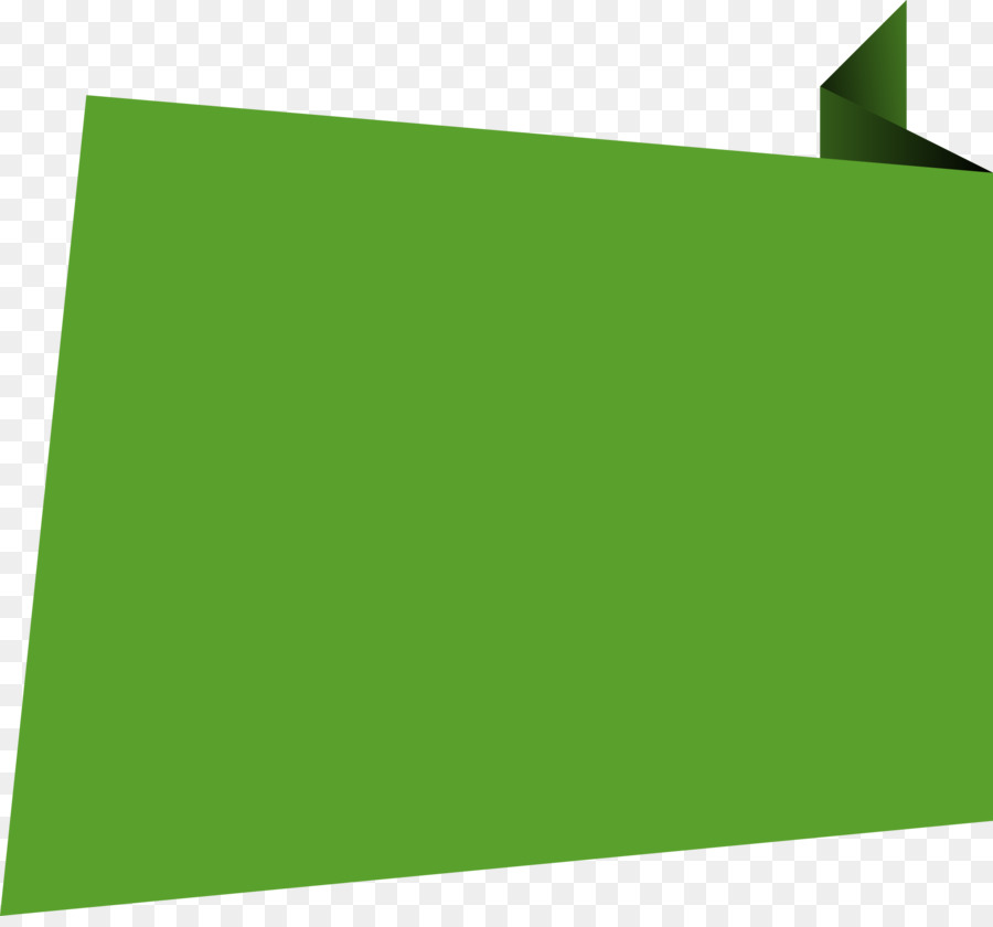 Bannière Verte，Rectangle PNG