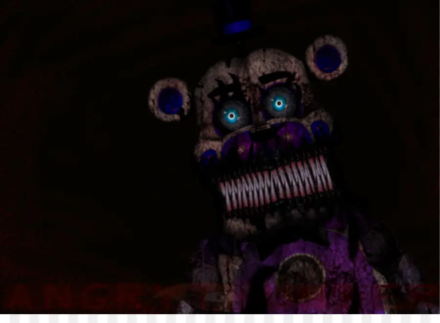 Ours Animatronique Violet，Robot PNG