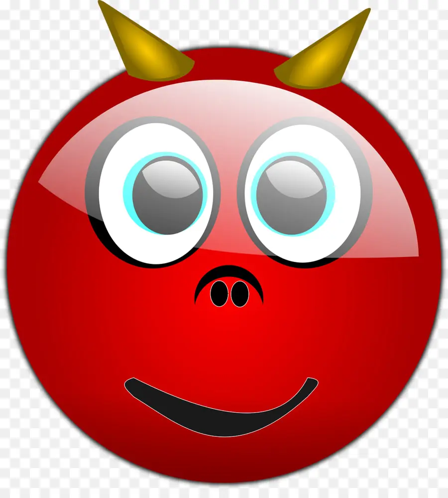 Diable Emoji，Rouge PNG