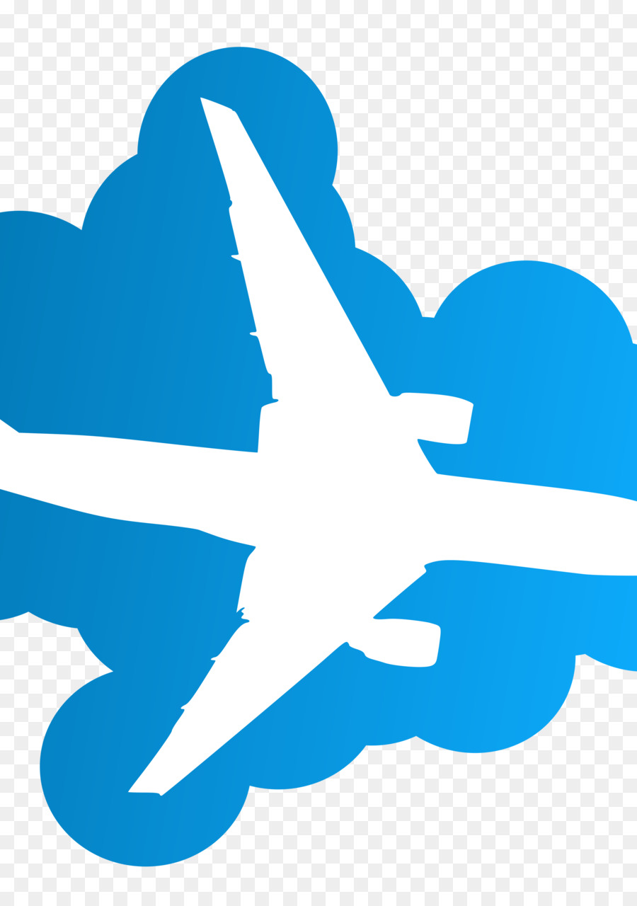 Avion，Nuage PNG