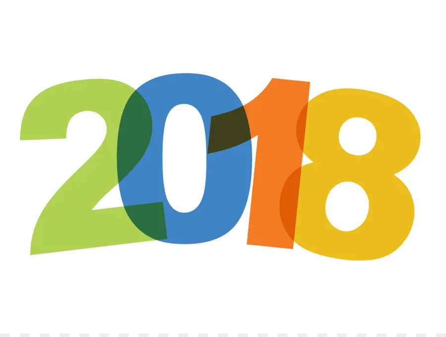 Année 2018，Nombres PNG