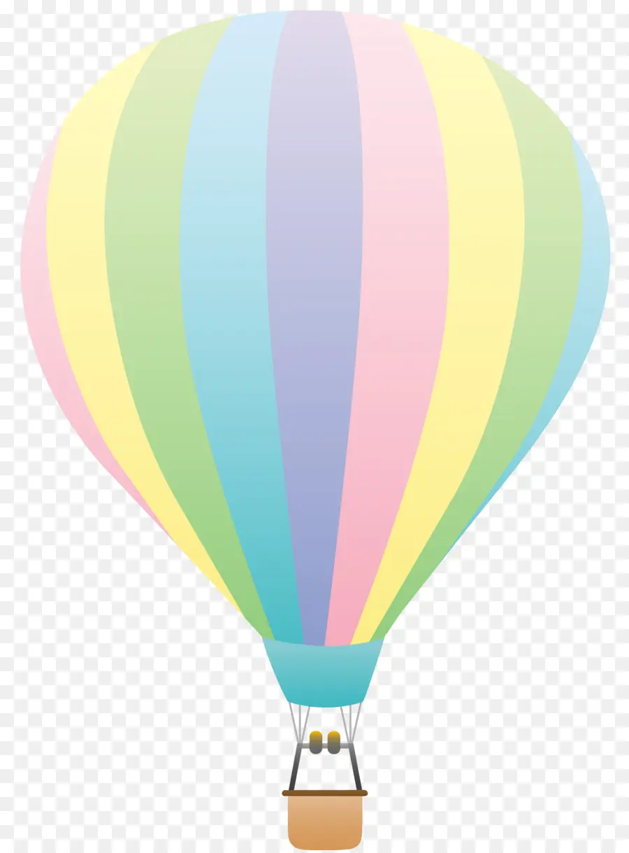 Ballon à Air Chaud，Pastel PNG