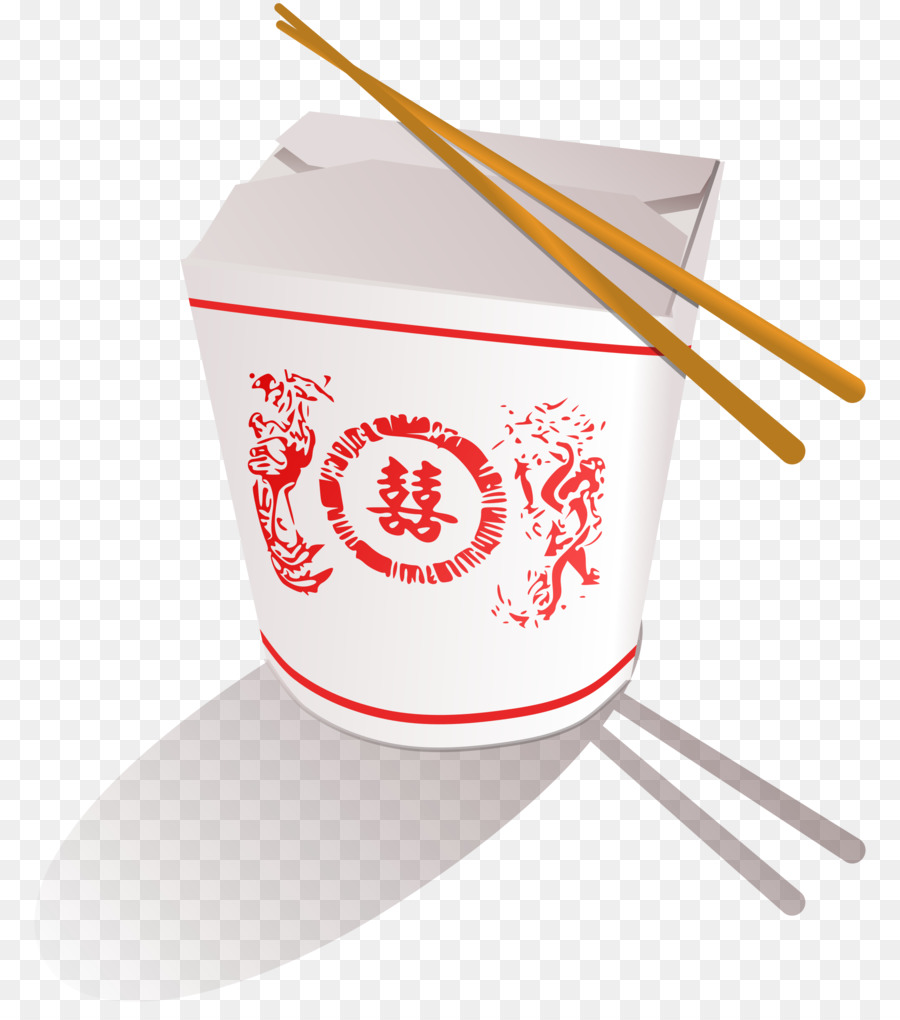 Boîte à Emporter Chinoise，Baguettes PNG