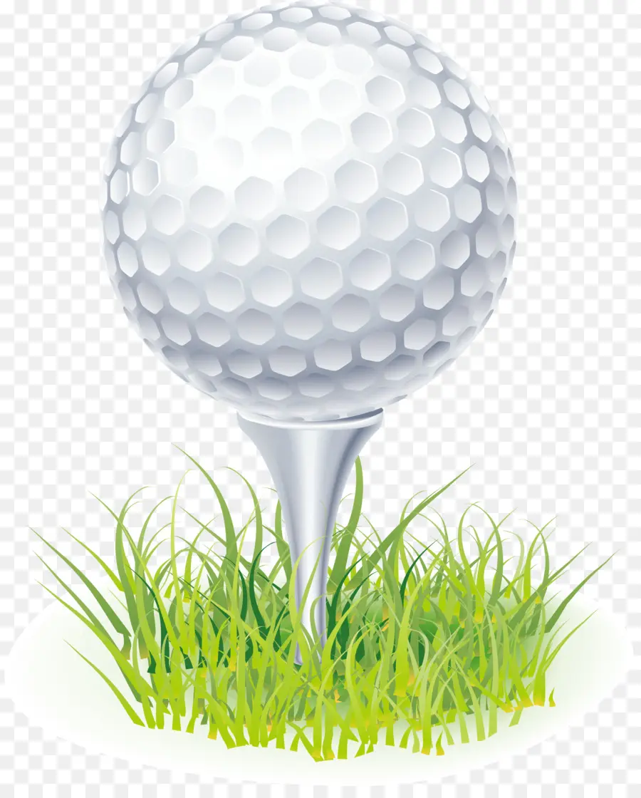 Balle De Golf，Tee PNG