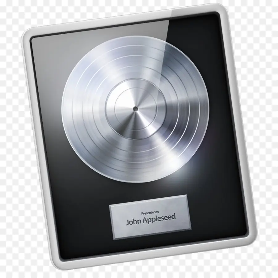 Plaque De Disque D'argent，Musique PNG