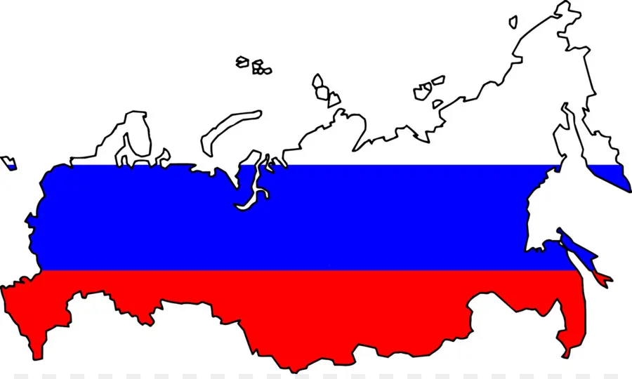 Carte De La Russie，Drapeau PNG