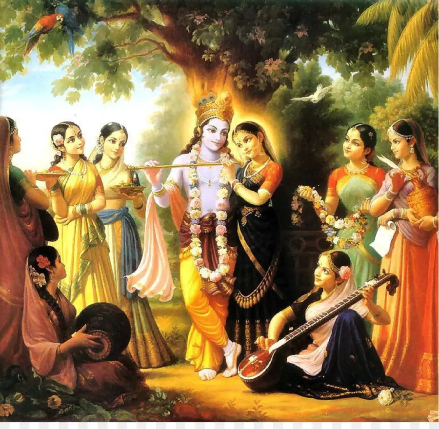Krishna，Vrindavan PNG