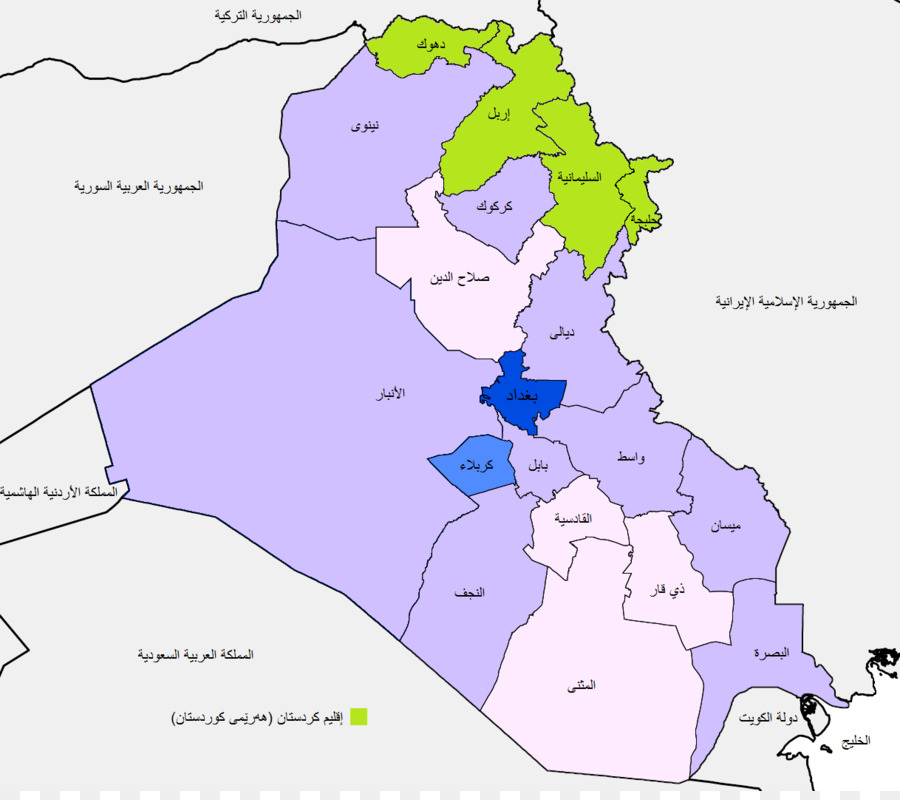 Carte De L'irak，Irak PNG