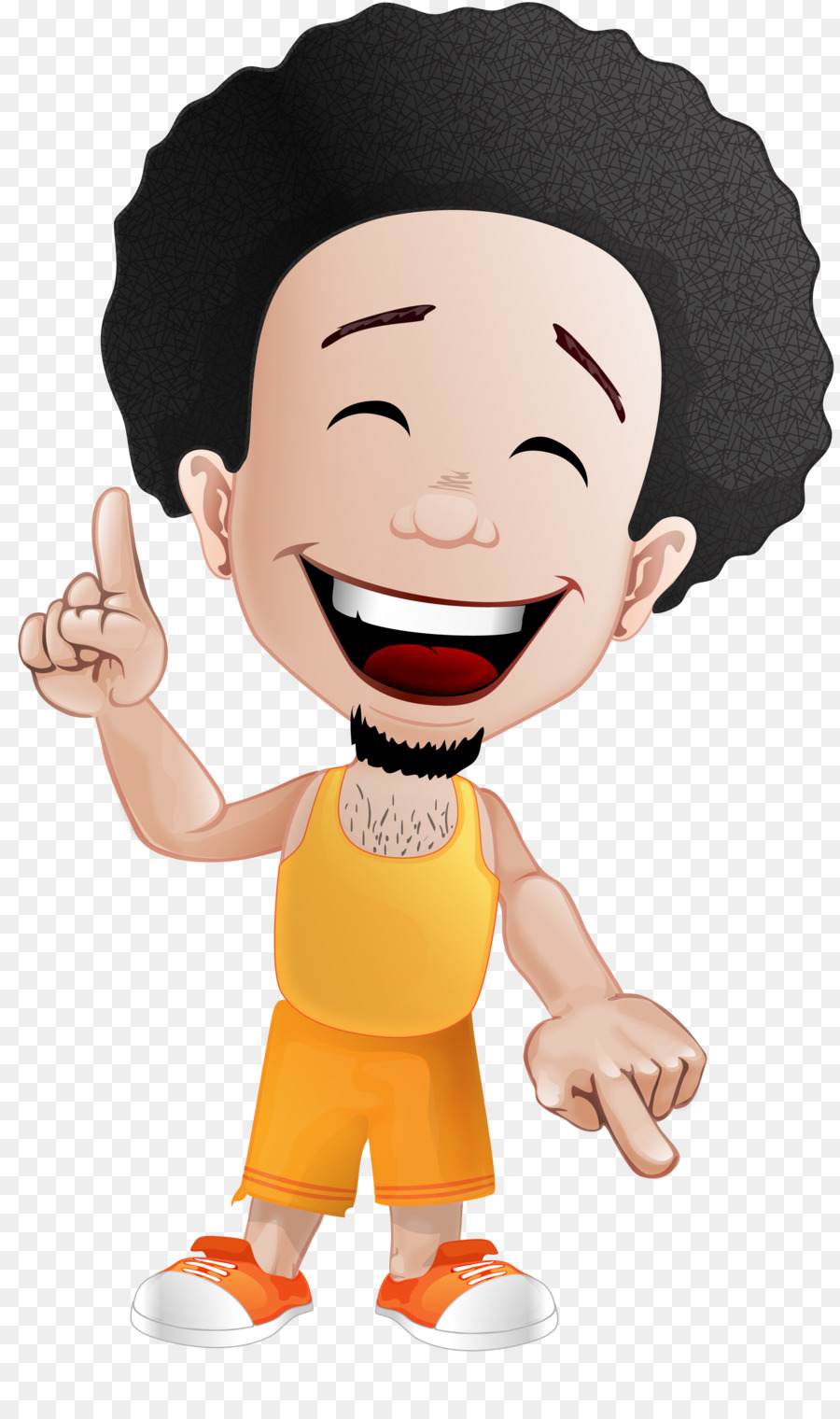 Personnage De Dessin Animé，Souriant PNG