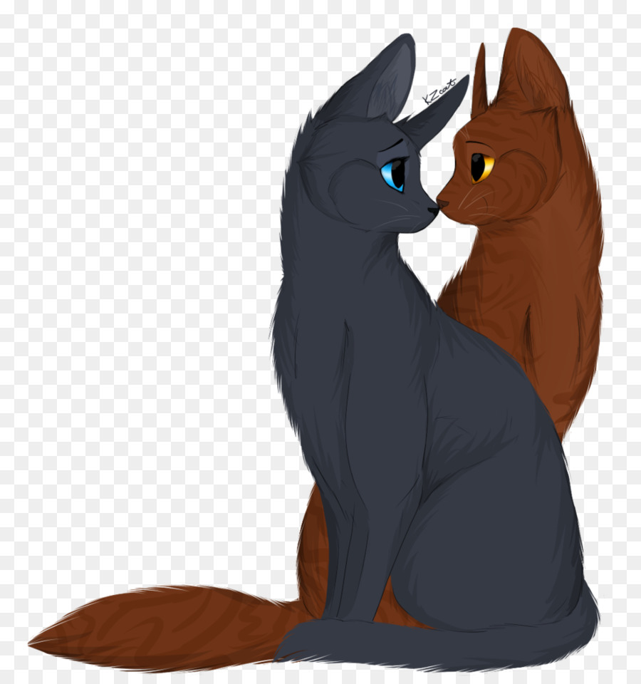 Deux Chats，Félin PNG