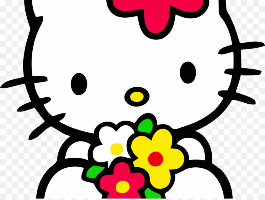 Bonjour Kitty，Fleurs PNG