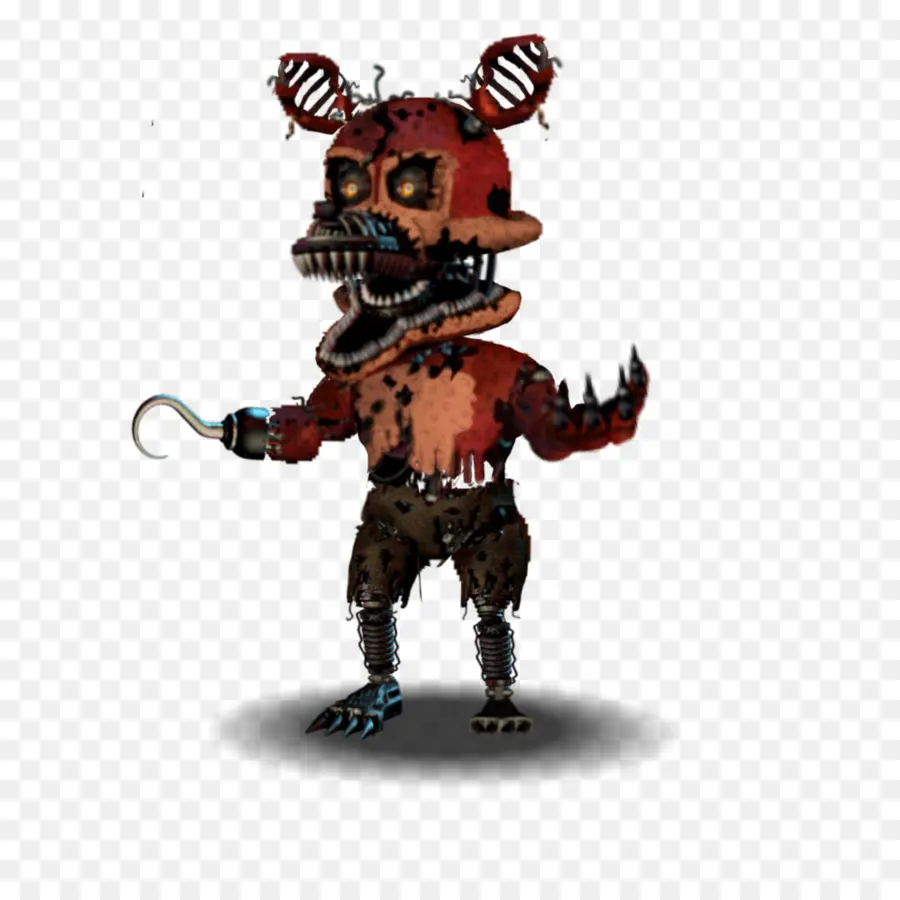 Renard Animatronique Usé，Robot PNG