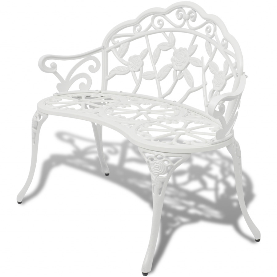 Banc De Jardin Blanc，De Plein Air PNG