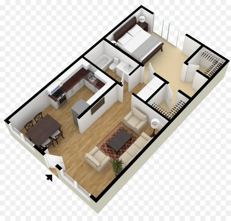 Disposition De L'appartement，Plan D'étage PNG