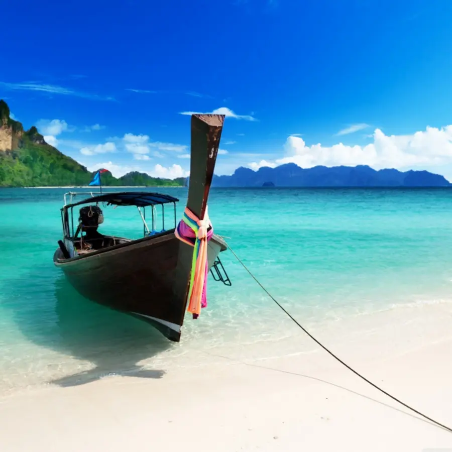 Bateau Sur La Plage，Sable PNG