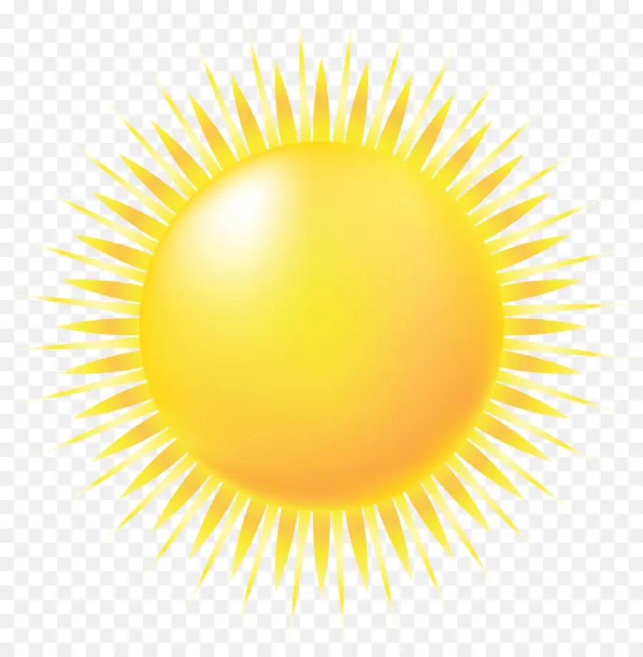 Soleil Jaune，Brillant PNG