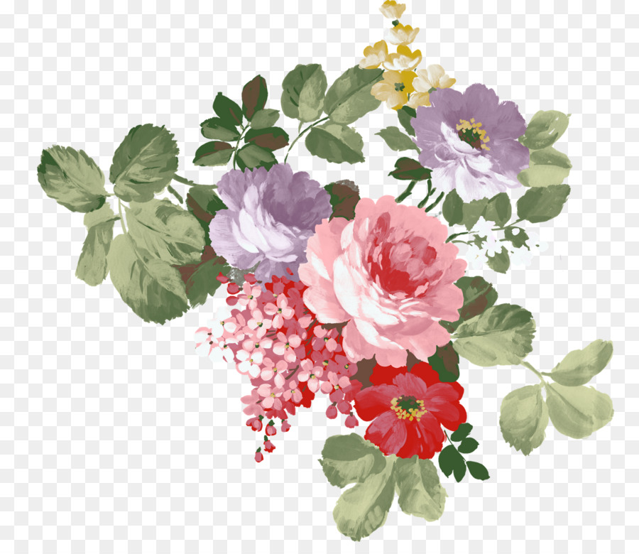 Fleurs Colorées，Bouquet PNG