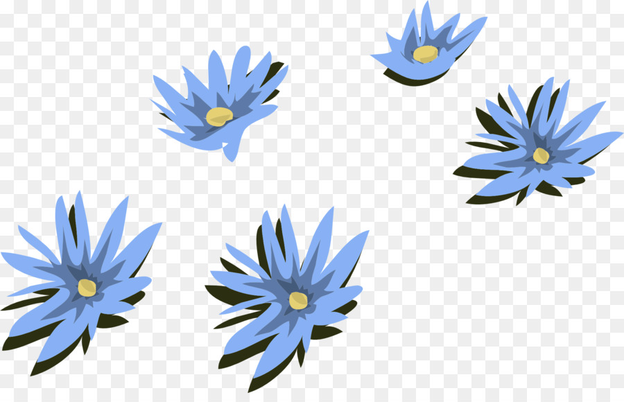 Fleurs Bleues，Fleurir PNG