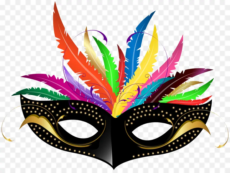 Mardi Gras à La Nouvelle Orléans，Masque PNG