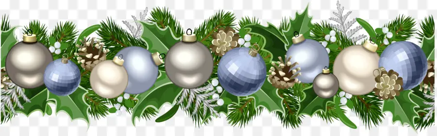 Guirlande De Noël，Ornements PNG