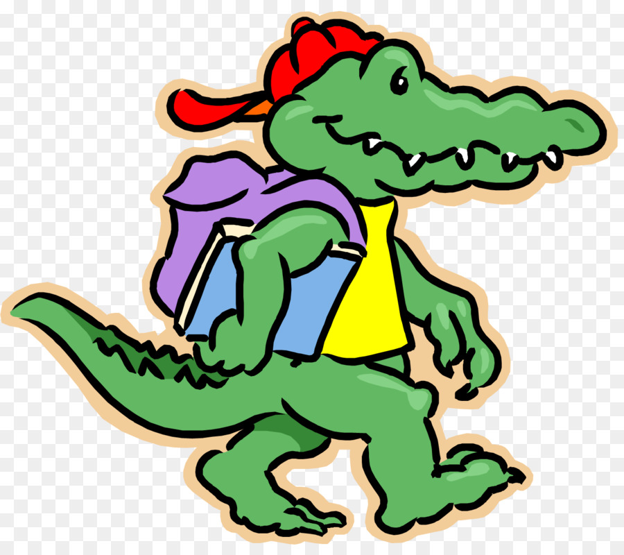 Crocodile De Dessin Animé，Sac à Dos PNG