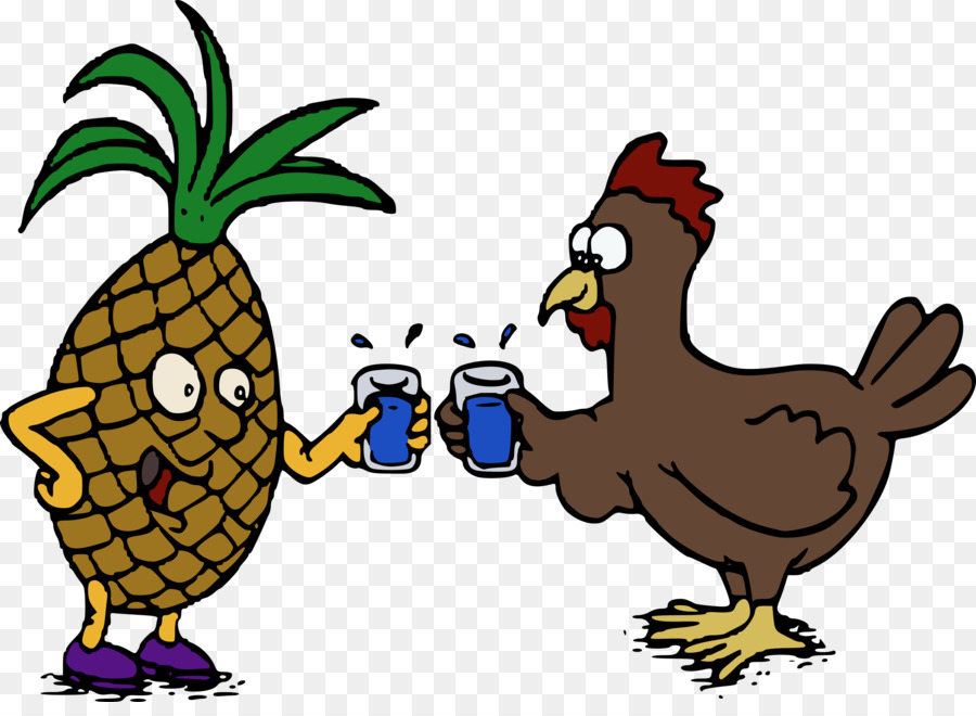 Ananas Et Poulet，Boissons PNG