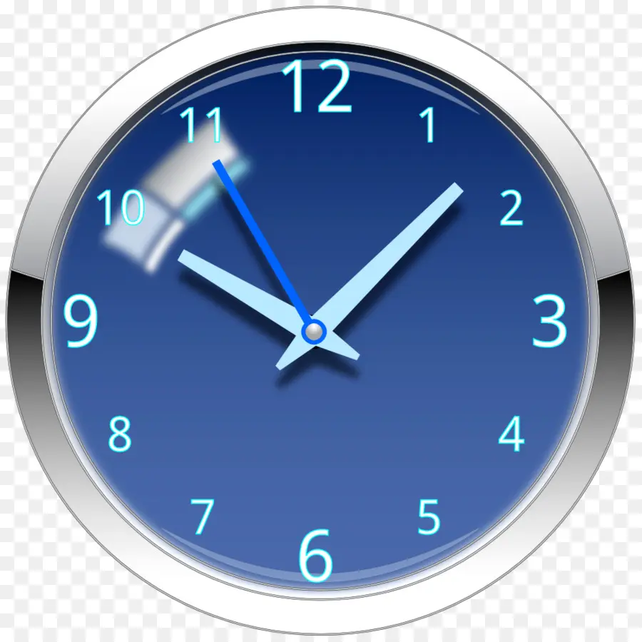 Horloge Bleue，Temps PNG