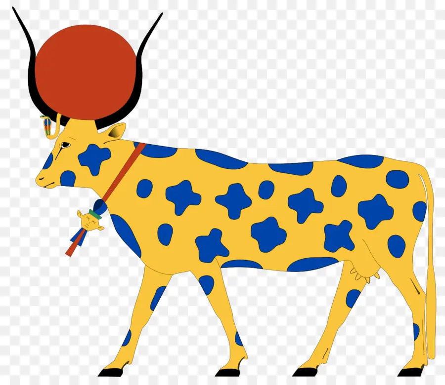 Vache Jaune，Taches Bleues PNG