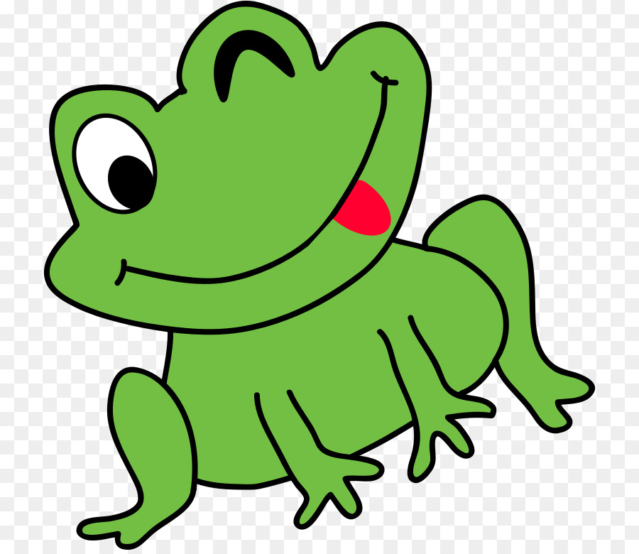 Grenouille Verte De Dessin Animé，Animal PNG