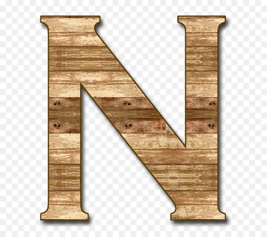 Lettre En Bois N，Bois PNG