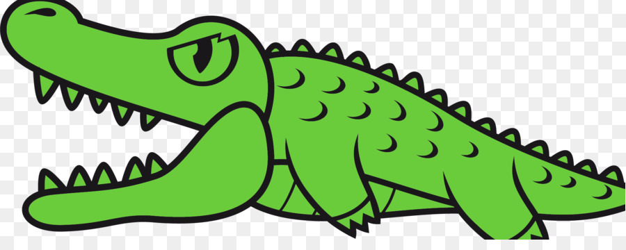 Crocodile Vert，Reptile PNG