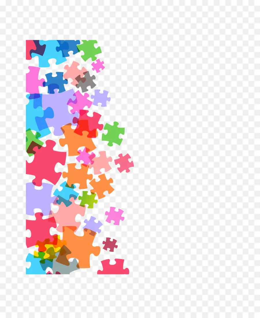 Pièces De Puzzle Colorées，Pièces PNG