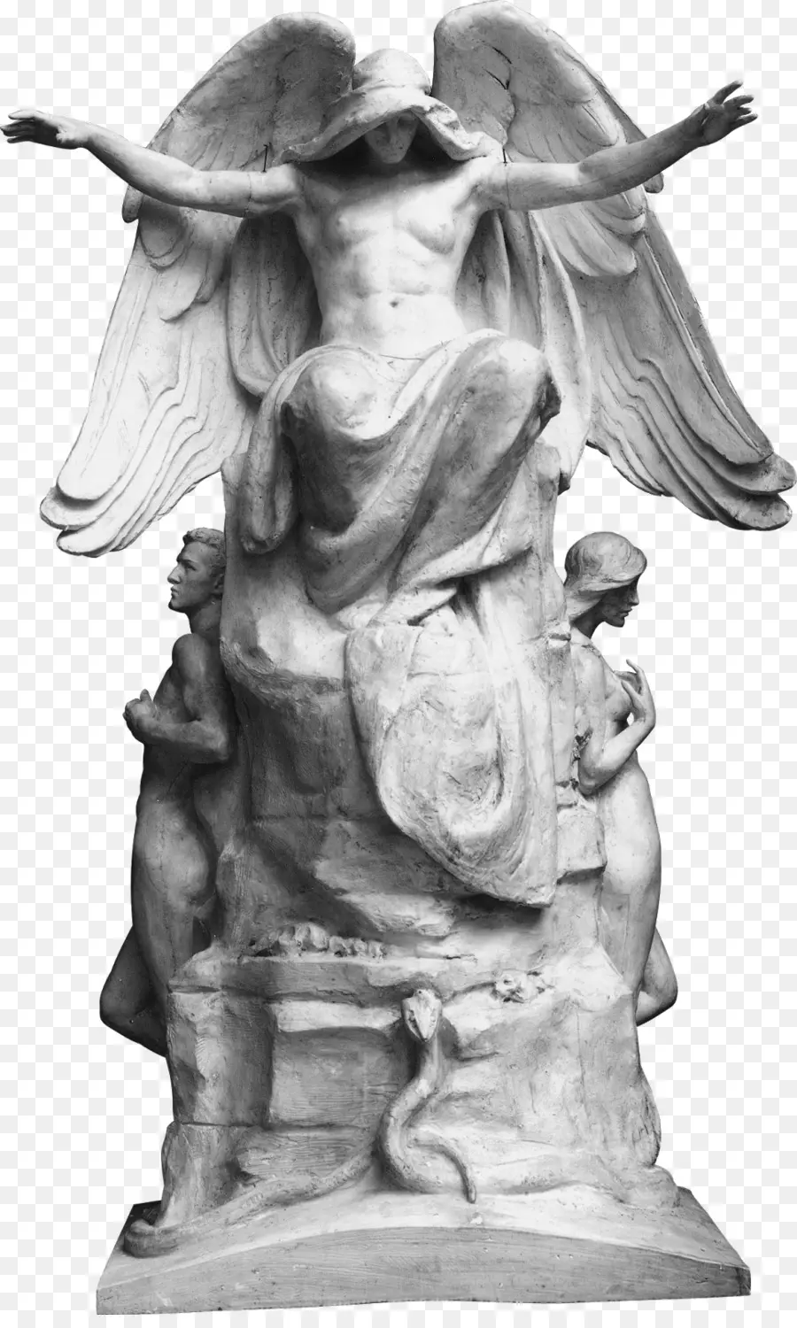 Statue D'ange，Sculpture PNG