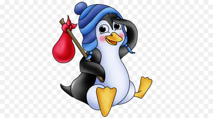 Pingouin Avec Chapeau，Chapeau PNG