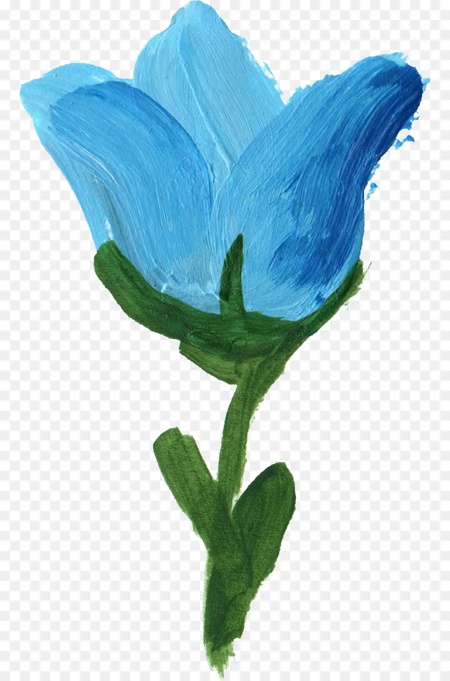 Fleur，Bleu PNG