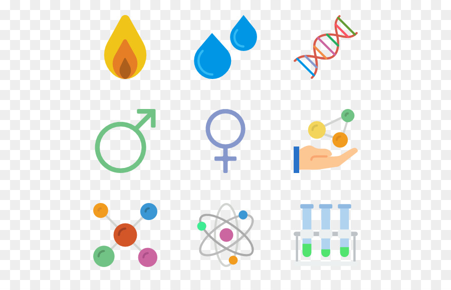 Icônes Scientifiques，Chimie PNG