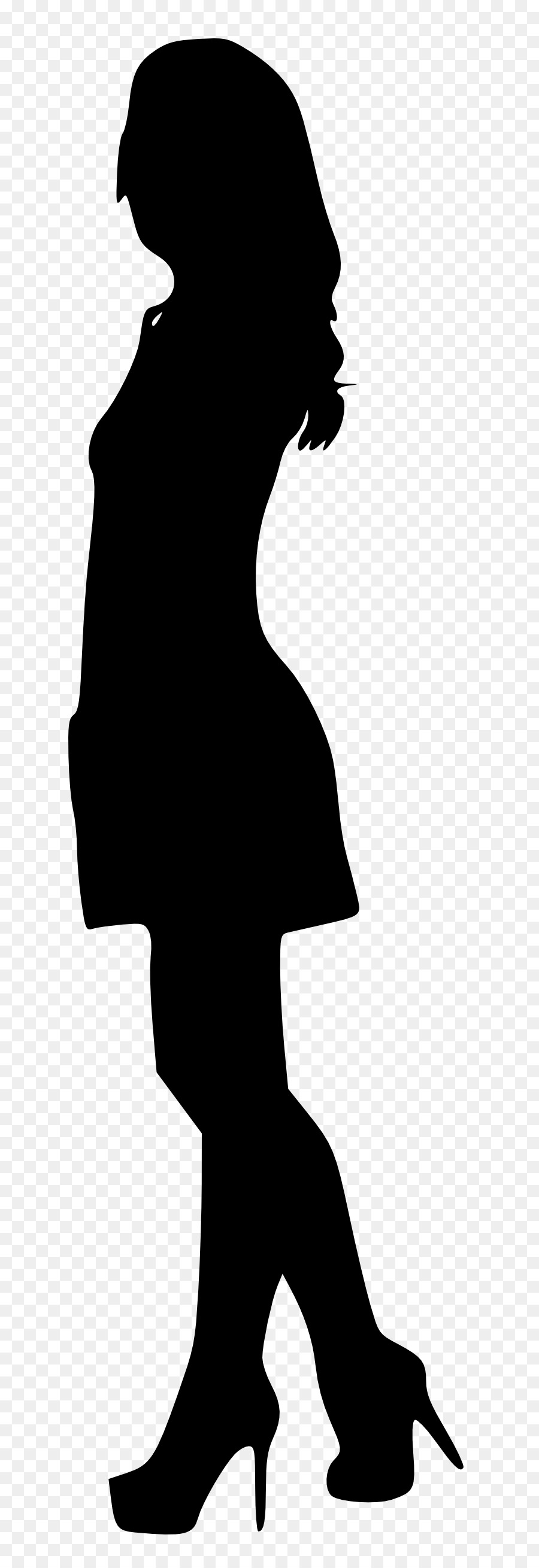 Femme Silhouette，Femelle PNG