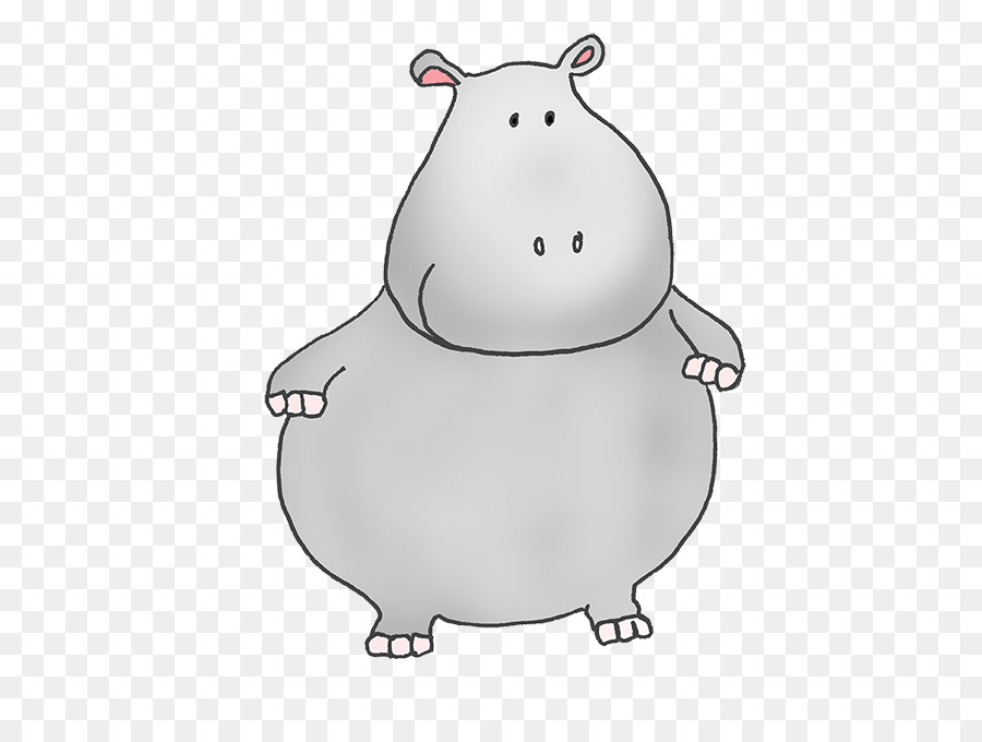 Hippopotame，Dessin PNG