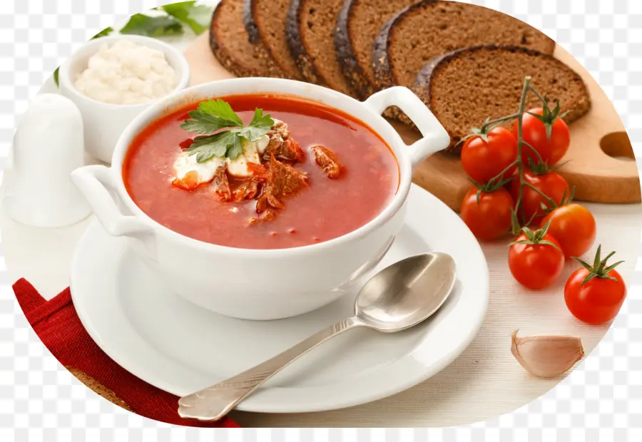 Soupe à La Tomate，Pain PNG