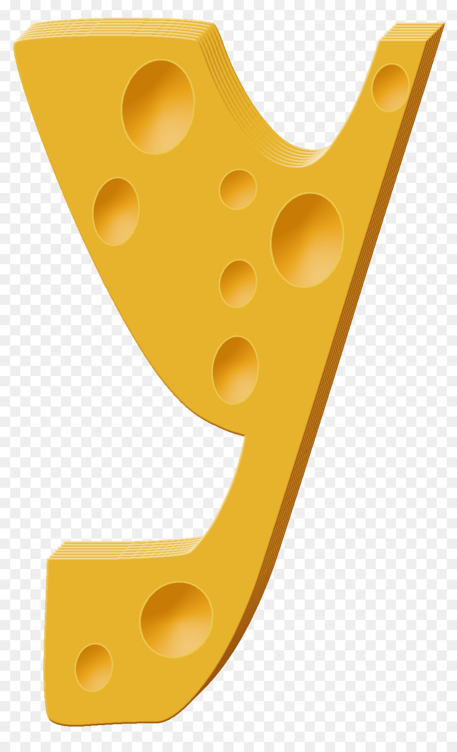 Fromage Lettre Y，Alphabet PNG