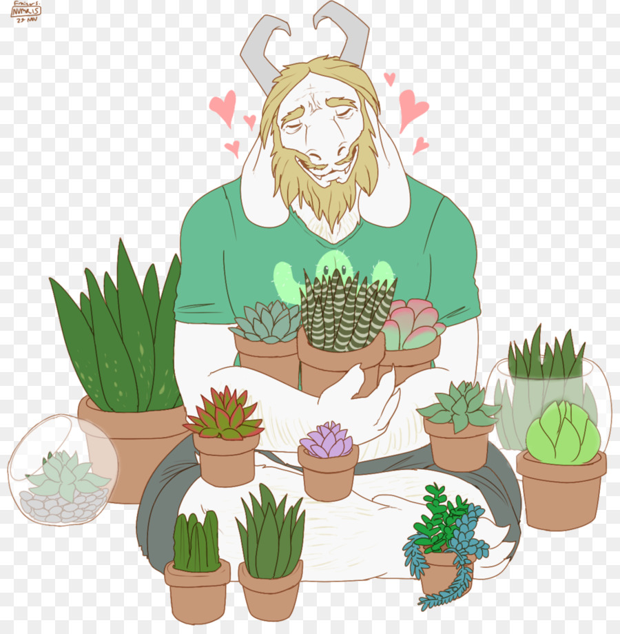 Personnage De Chèvre，Plantes PNG