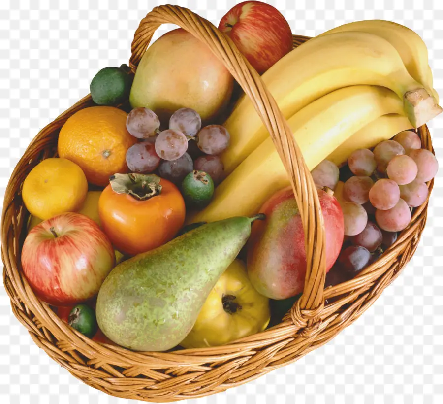 Corbeille De Fruits，En Bonne Santé PNG