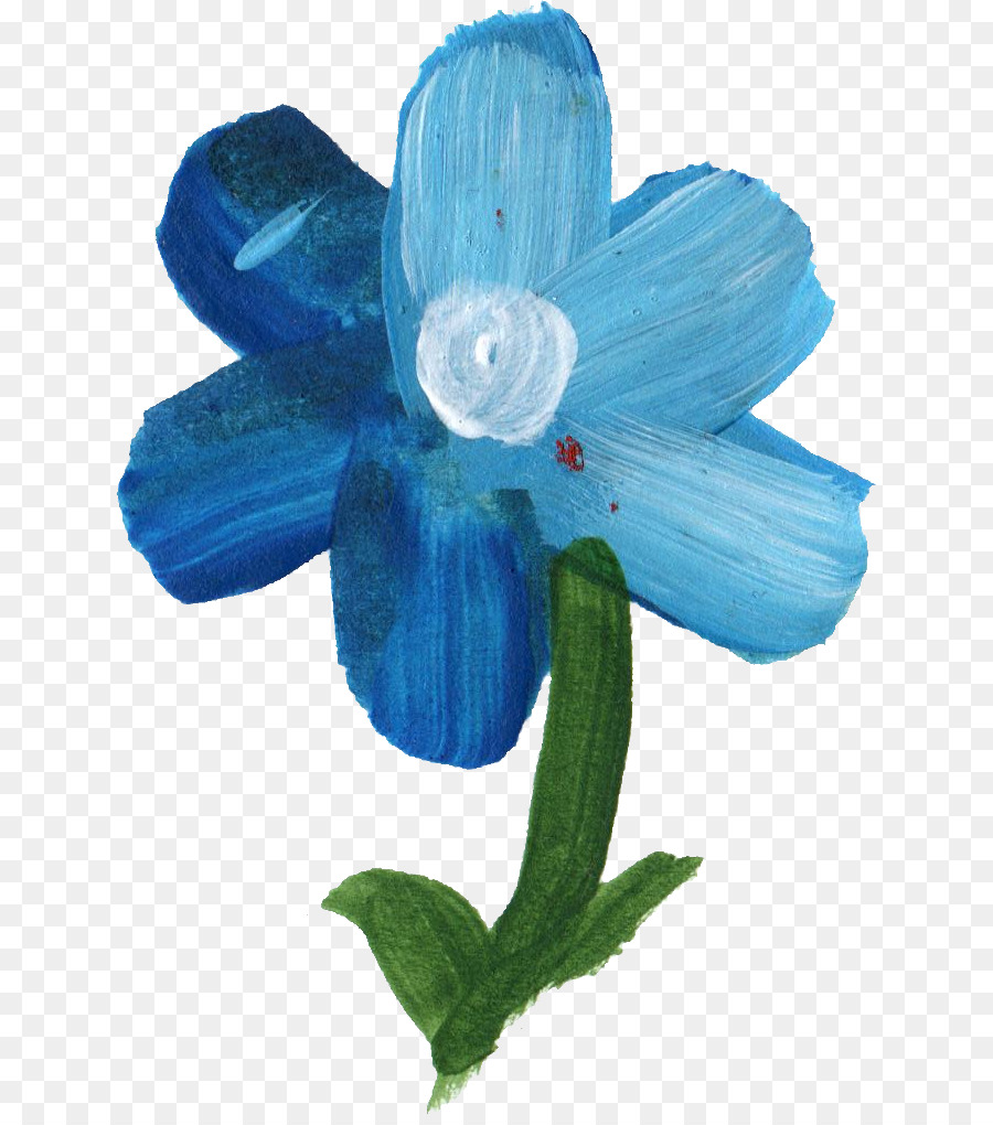Fleur，Bleu PNG
