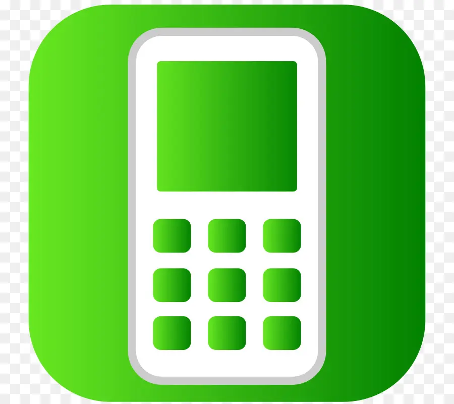 Icône De Téléphone Vert，Téléphone PNG