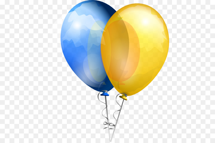 Ballon Bleu，Faire La Fête PNG