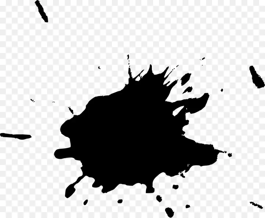 Tache D'encre，Noir PNG