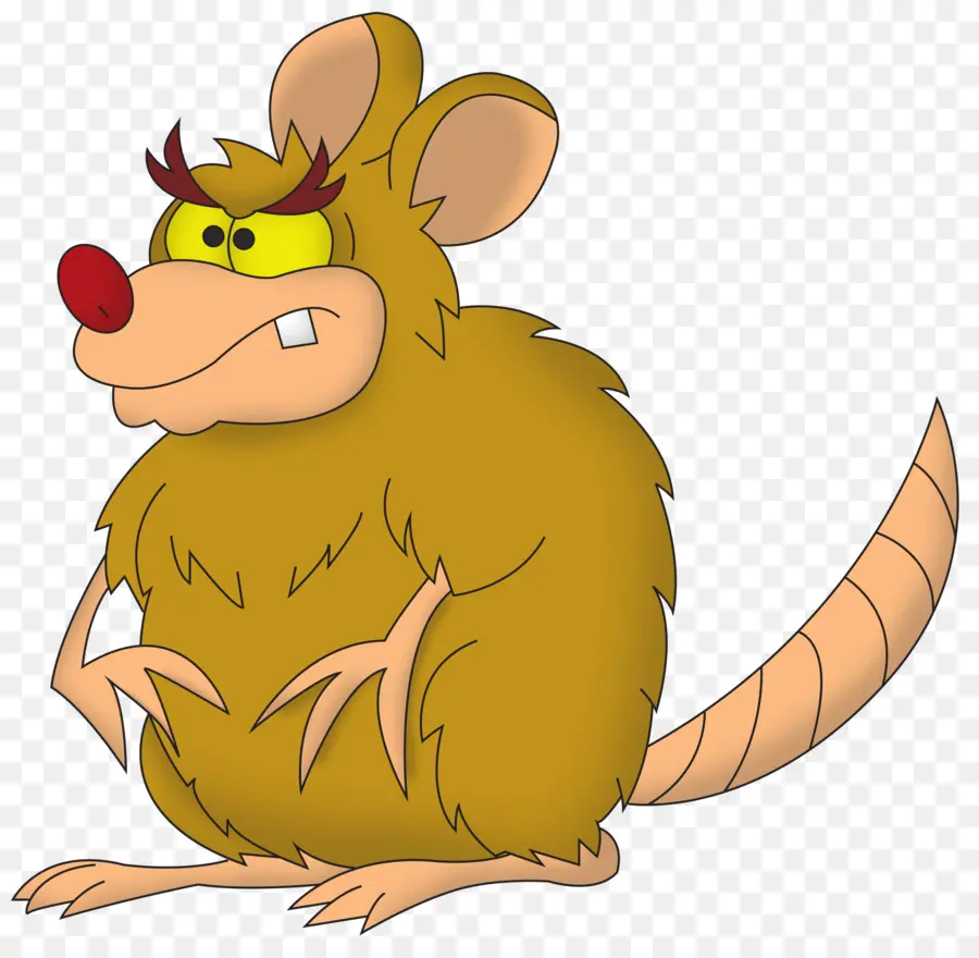 Rat De Dessin Animé，Rongeur PNG