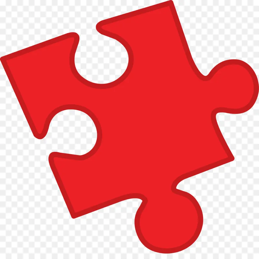 Pièce De Puzzle Rouge，Puzzle PNG